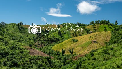 A Lone Tiny House Amidst the Hills and Paddy Fields